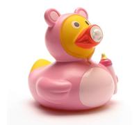 DUCKSHOP I Canard de bain pour bébé fille I L : 7,5 cm