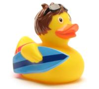 Duckshop I Canard de bain surfer Boy I L 8 cm