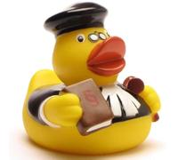 DUCKSHOP I Canard en Caoutchouc Richter I Canard de Bain I L : 7,5 cm - INCL. Porte-clés Canard en Caoutchouc dans Le Set