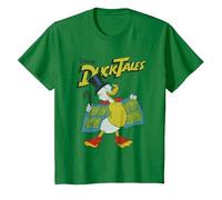 DuckTales Scrooge McDuck T-Shirt, Enfant, Vert Kelly, 3 Ans