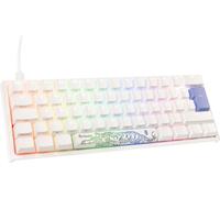 Ducky One 2 Pro Mini White Edition Gaming Tastatur, RGB LED - Cherry Red