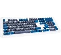 Ducky 4713319669283 Ducky PBT Double-Shot Keycap Set Daybreak DE Layout Capsules de touches noir/bleu foncé