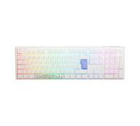 Ducky Channel One3 Clavier RVB Silencieux Rouge Cherry MX Blanc Pur