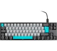 Miya Pro Moonlight TKL Gaming Clavier pour PC/Mac, MX-Brown, weiße LED