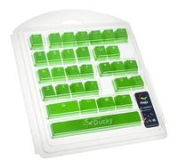 Ducky Compatible Rubber Keycap Set, 31 Tasten, Double-shot, Gummiert,