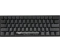 Ducky Clavier gaming Mecha Mini, MX-Speed Silver, RGB-LED, USB, Allemand, Noir
