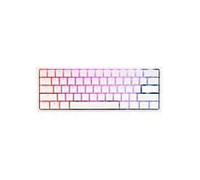 Ducky One 2 Mini - Clavier - backlit - USB-C - AZERTY - Français - commutateur : CHERRY MX Black - blanc pur