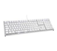 One 2 White Edition PBT Gaming Tastatur, MX-Speed-Silver, weiße LED