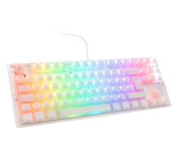 Ducky One 3 Aura White TKL Gaming Tastatur, RGB LED - MX-Speed-Silver (US)