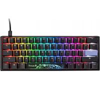 Ducky One 3 Classic Black/White Mini Gaming Tastatur, RGB LED - MX-Silent-Red (US)