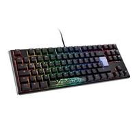 DUCKY One 3 Classic Black/White TKL Gaming Tastatur, RGB LED - MX-Red
