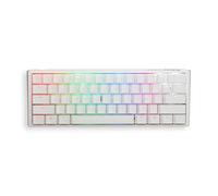 Ducky One 3 Classic Pure White Mini Gaming Tastatur, RGB LED - MX-Red (US)