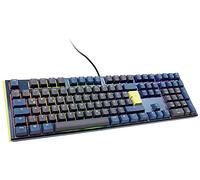 Ducky One 3 Daybreak - Clavier mécanique de Jeu au Format Standard avec Disposition Allemande et switchs Cherry MX Black, remplaçables à Chaud (Prises Kailh) et éclairage RGB
