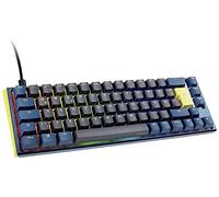 Ducky One 3 Daybreak SF - Clavier mécanique de Jeu au Format 65% avec Disposition Allemande et switchs Cherry MX Brown, remplaçables à Chaud (Prises Kailh) et éclairage RGB