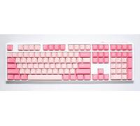 Ducky One 3 Gossamer Pink clavier Jouer USB Anglais américain Rose, Blanc