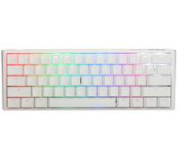 Ducky Channel Clavier One 3 Classic Mini Pure White Gaming RGB LED MX‑Clear Allemand