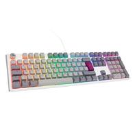 Ducky One 3 Mist Grey Gaming Tastatur, RGB LED - MX-Blue