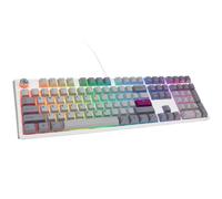 Ducky One 3 Mist Grey Gaming Tastatur, Rgb Led - Mx-ergo-clear (us)