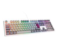 Ducky One 3 Mist Grey Gaming Tastatur, RGB LED - MX-Silent-Red