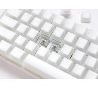 Ducky One 3 Aura White TKL Gaming Tastatur, RGB LED - MX-Blue