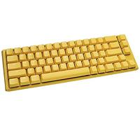 Ducky One 3 Yellow SF- Clavier mécanique de Jeu au Format 65% avec Disposition Allemande et switchs Cherry MX Brown, remplaçables à Chaud (Prises Kailh) et éclairage RGB
