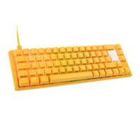 Ducky One 3 Yellow SF- Clavier mécanique de Jeu au Format 65% avec Disposition Allemande et switchs Cherry MX Black, remplaçables à Chaud (Prises Kailh) et éclairage RGB