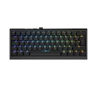 Ducky One X Mini clavier de jeu sans fil noir - 60 % clavier, commutateurs inductifs, connectivité tri-mode USB-C, 2,4 GHz, Bluetooth, déclenchement rapide, déclenchement réglable, RVB, clavier ISO