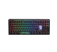 Ducky One3 Classic Black TKL RGB Brown Cherry MX Switch Clavier - Disposition Britannique