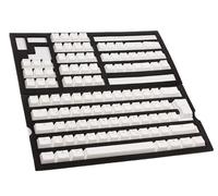 DUCKY PBT Double-Shot Keycap Set, DE Layout - weiß