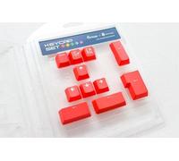 Ducky PBT Double-Shot Keycap Set, rouge, 11 touches