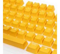 Ducky PBT Double-Shot Keycap Set Yellow - DE Layout