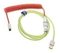 Ducky Premicord Strawberry Frog Câble spiralé, USB type C vers type A - 1,8m