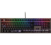 Ducky Shine 7 - Taille complète (100%) - USB - Commutateur mécanique - LED - Noir - Gris
