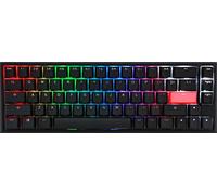 Ducky Un clavier mécanique 2 RVB 65% : Kailh Box Jade, touches tripleshot PBT haute densité, RVB, US, noir