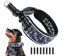 Duckygoo Collier de dressage anti-traction pour chien - Collier martingale réglable avec boucle en métal robuste et nylon élargi réfléchissant pour chiens de petite, moyenne et grande taille - Pour la