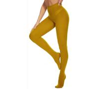 DUCMODA Collant Femme Taille Haute 80 denier Doux Semi Opaque Extensible kourkouma,m