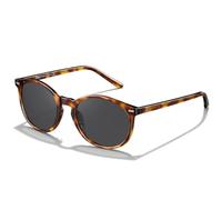 DUCO Lunettes de Soleil Femme Polarisées Mode Rétro Vintage la Protection UV 400 pour Conduire Voyager DC1230 (Crépuscule)