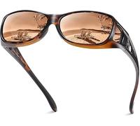 DUCO SURLUNETTES SOLAIRES POLARISÉES course à pied, cyclisme, tennis, conduite, sport et loisirs - Pour hommes et femmes - Protection anti UV 400 8953 (M - Tortoise)