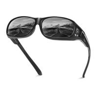 DUCO SURLUNETTES SOLAIRES POLARISÉES Pour course à pied, cyclisme, tennis, conduite, sport et loisirs - Pour hommes et femmes - Protection anti UV 400 8953