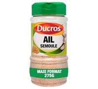 DUCROS - Ail Semoule Aromatique pour Sublimer Vos Recettes, Texture Fine et Parfum Intense (Boîte 275g) - Le Lot De 3