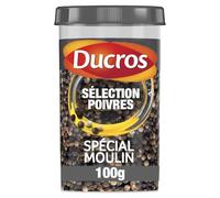 DUCROS - Assaisonnement Aromatique pour Moulin, Saveur Intense et Fraîcheur Durable (100g) - Le Lot De 3