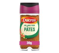DUCROS - Assaisonnement Aromatique pour Pâtes, Parfum Méditerranéen Intense (Flacon 30 g) - Le Lot De 4