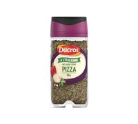 DUCROS - Assaisonnement Aromatique pour Pizza, Goût Intense et Saveurs Méditerranéennes (Flacon 12g) - Le Lot De 4