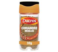 DUCROS - Épice Aromatique de Coriandre Moulue, Sublimez Vos Plats avec Douceur (Flacon 32g) - Le Lot De 4