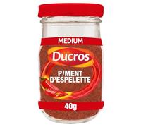 DUCROS - Épice Authentique au Piment d’Espelette, Saveur Intense et Subtile (Pot 40g) - Le Lot De 3