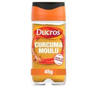 DUCROS - Épice Naturelle au Curcuma, Saveur Authentique et Chaleureuse, Flacon Pratique 37g - Le Lot De 4
