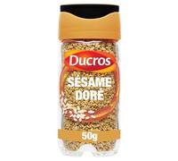 DUCROS - Graines de Sésame Doré Toastées, Apport Croquant et Saveur Naturelle (Pot 50g) - Le Lot De 4
