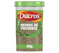DUCROS - Herbes de Provence | Mélange aromatique savoureux | Idéal pour assaisonner vos plats méditerranéens | la boite de 40 g | LOT DE 4