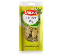 DUCROS - Laurier feuilles entières | Arôme savoureux pour vos plats | Idéal en cuisine | le sachet de 17 g | LOT DE 4