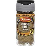 Ducros Médium Poivre Gris Moulu avec Opercule Fraîcheur 36g (lot de